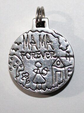 Sterling Silver Mama Forever Pendant 10 Grams
